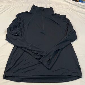 Lukka lux Black Long Sleeve Quarter-Zip Top